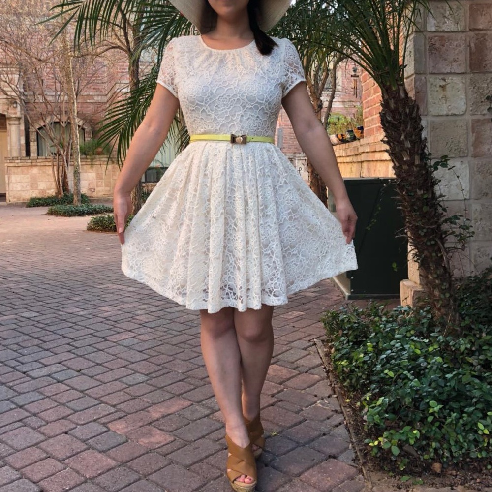 White Lace Dress